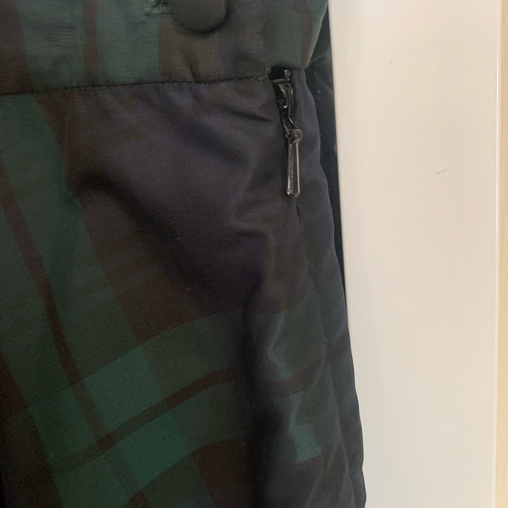 Vintage Talbots Skirt Womens 12 Blue Green Plaid Tartan 100% Silk Maxi Long Line - Picture 4 of 6